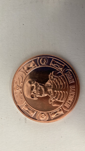 Memento Mori 1oz .999 Fine Copper Round