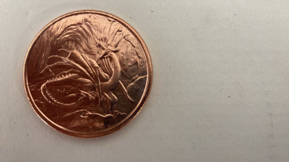 Norse N&igrave;ǒh&ouml;ggr .999 Fine 1oz Copper Coin