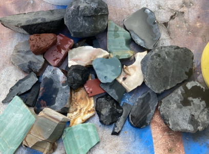 Variety Of Decorative Rocks