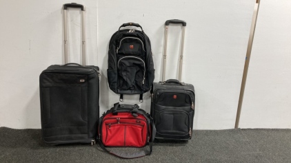 SwissGear Luggage Set Suitcase, Carry On And Personal Bag