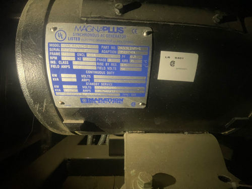 Generator made for emergency power for large building