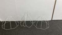 (3) Lampshade Wire Formers