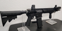 Cross Machine Tool Model #UHP15SSA 5.56 x 45 Caliber, Semi Automatic Rifle W/ A Modlite Flashlight - 5