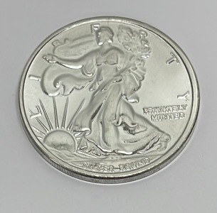 Walking Liberty 1 Troy Ounce .999 Silver Round