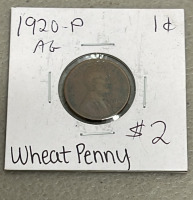 (10) Lincoln Wheat Pennies Dated 1920-1957 - 2