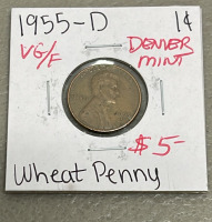 (10) Lincoln Wheat Pennies Dated 1920-1957 - 7
