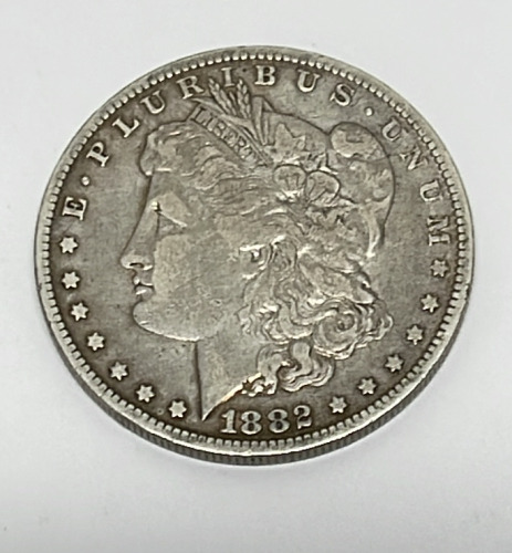 1882 Morgan Silver Dollar - Verified Authentic