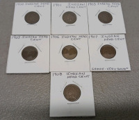 (7) 1900-1908 Indiana Head Cents