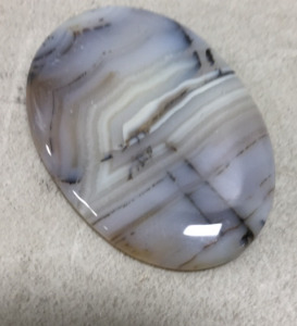 33.95 CT Natural Montana Scenic Agate Gemstone Cabochon
