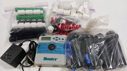 Hunter XC-8 (8) Zone Sprinkler System & Accessories