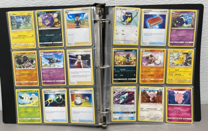 (150+) Pokémon Cards, With Rares And Holos W/ Binder