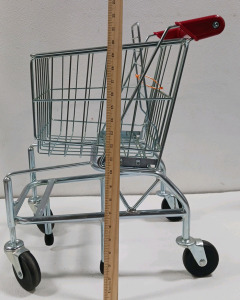 Push & Pull Metal Shopping Cart 22" Tall