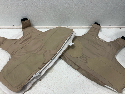(2) Point Blank Body Armor "Thor Shield" GNX IIIA Vest W/ Two-Inserts