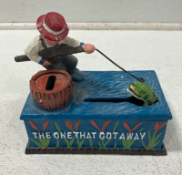 “The One that Got Away” Cast Iron Bank