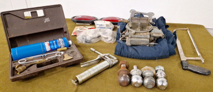 (1) Holley Carburetor, (4) Hitch Balls, (1) Propane Torch Kit & More