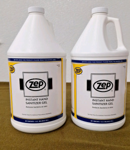 (2) Gallon Bottles Of Zep Instant Hand Sanitizer Gell