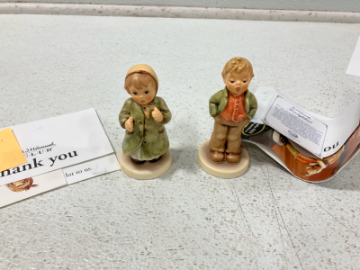 (2) M.J. Hammond Figurines