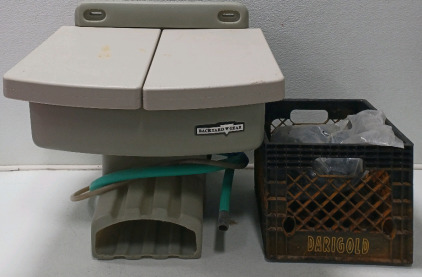 (1) Outdoor Garden Sink W/Hose Hook up (1) Crate Of Casters