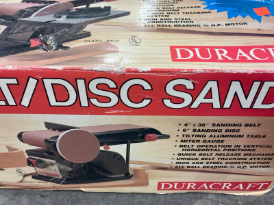 Duracraft Belt and Disc Sander