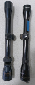 (1) Tasco 4x Rifle Scope (1) Tasco 3-9x Rifle Scope