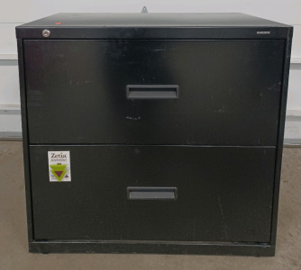 (1) 28"×30" 2 Drawer Lateral File Cabinet