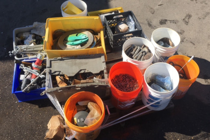 Assortment&rsquo;s Of Hard wher Nuts Bolts Washers Fittings &More