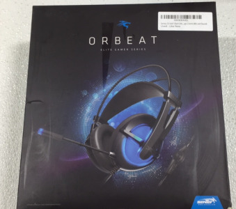 (2) Orbeat Elite Gamer Series Headphones Black Blue