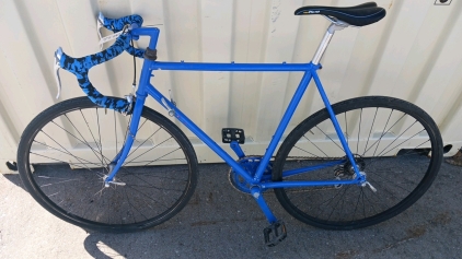 18" 14-Speed Racer Bike (Blue Bomber)