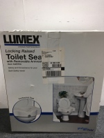 Lumex Locking Raised Toilet Seat