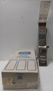 (1) Box Of Kirby Vacuum Extentions & Hoses (1) Stainless Steel Shower Panel