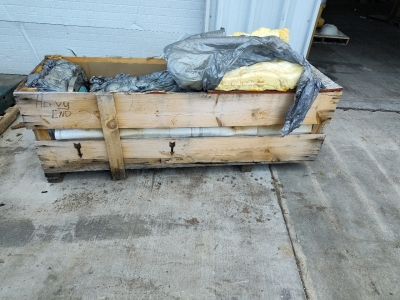 Industrial Milk Pasteurizer Element. In crate.