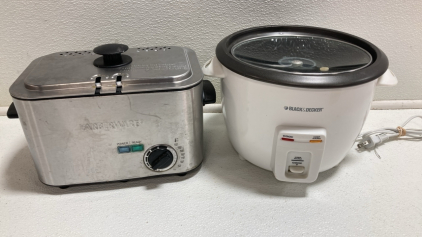 Farberware Mini Fryer, Black and Decker Rice Cooker