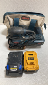 Bosch Power Sander, Kobalt 20v Battery, DeWalt 20v Battery