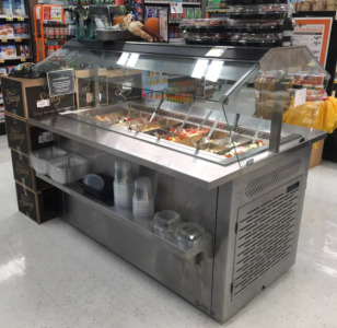 Atlantic Salad And Olive Bar With Air Overflow Refrigeration