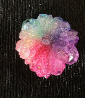 Solar Crystal Druzy Gemstone Cabachon (17.35 Ct)