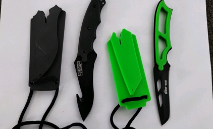Defender Xtreme, Zomb War Knives With Built-in Whistle
