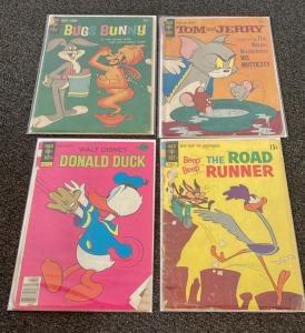 (4) Vintage &ldquo;Gold Key&rdquo; Comics