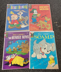 (4) Vintage &ldquo;Gold Key&rdquo; Comics