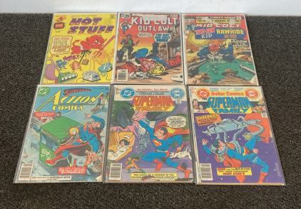 (6) Vintage DC, Marvel, and Harvey Comics!