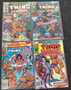 (4) Marvel! The Thing Comic Books