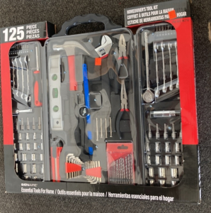 New In Box! Essential Tools For Home 125 Pieces