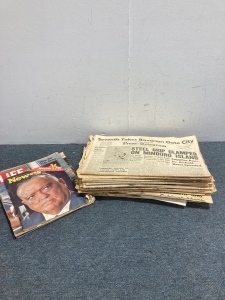 Vintage News Papers and Magazines