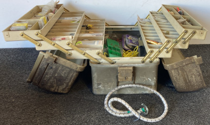 Vintage Plano Tacklebox Loaded With Gear