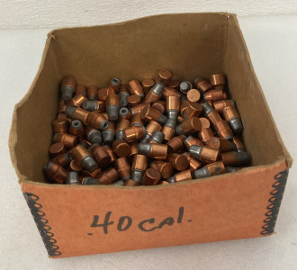 Box Of .40 Cal Reloading Bullet Tips