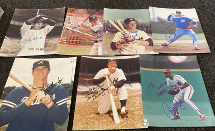 Autographed Baseball Photos