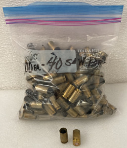(200) .40 S&W Brass Casings