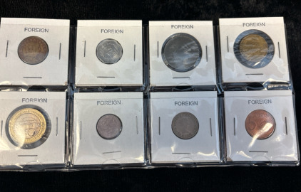 (8) Foreign Coins