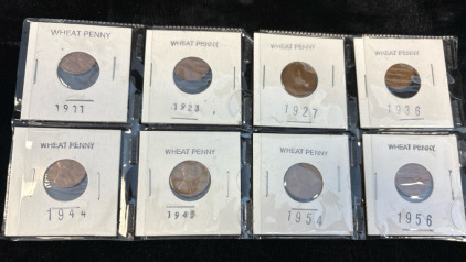 (8) Wheat Pennies