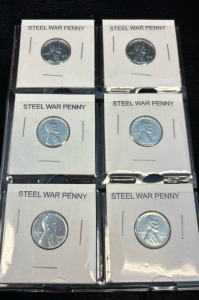 (6) Steel War Penny