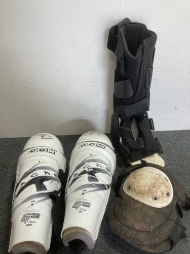 Hockey Gear, Knee Pads, Foot Brace